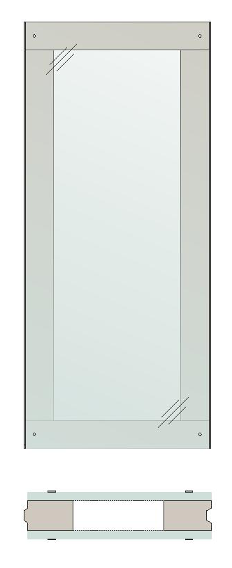 Module vitré Optimal 110 SE PLUS verre de surface