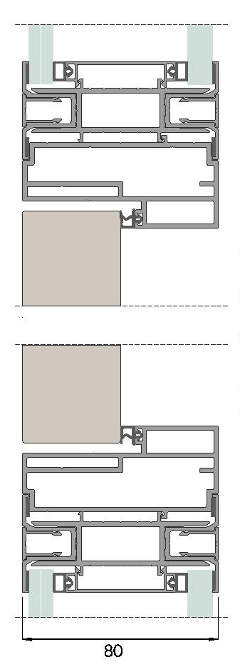 OFFICE 80 portes à panneaux